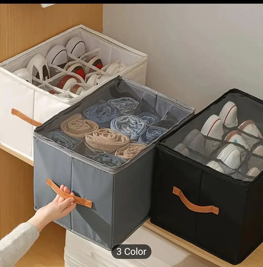 ClosetFlex 6-Pair Foldable Shoe Organizer